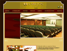 Tablet Screenshot of carltonhotelbrasilia.com.br